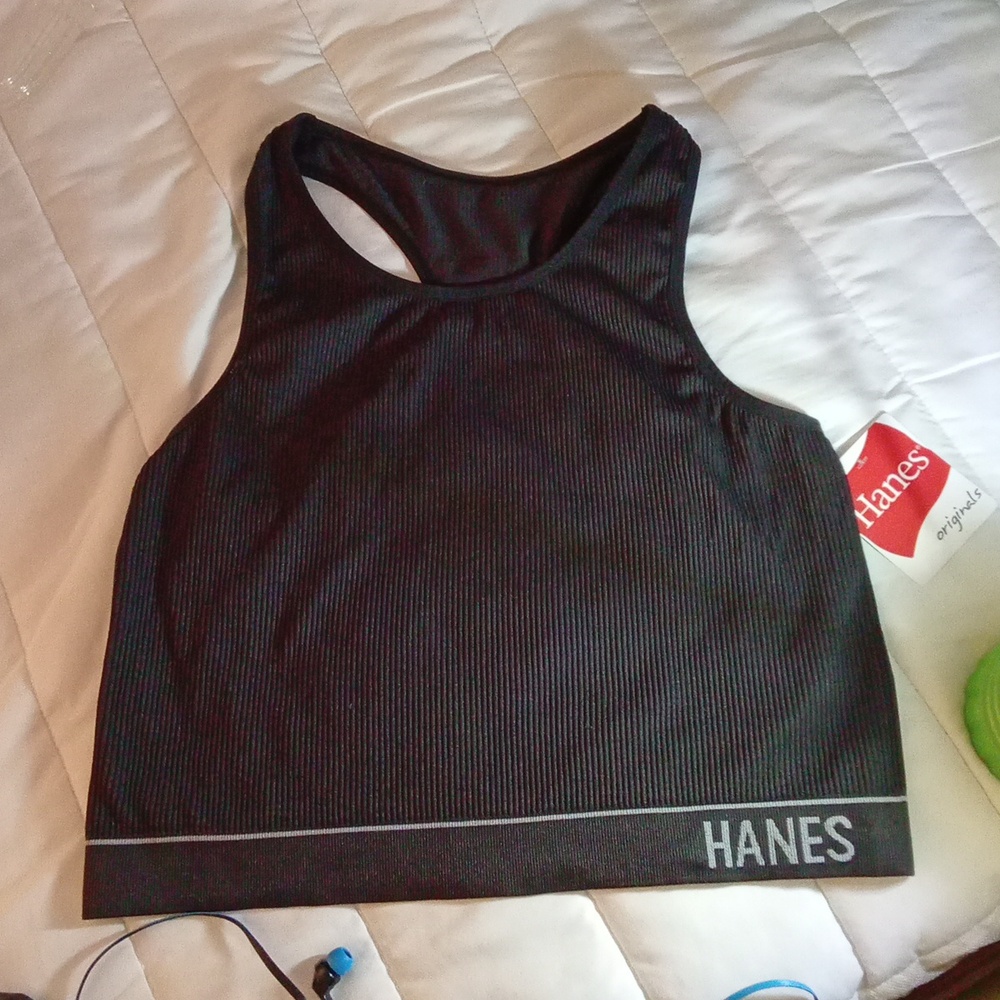 Hanes Ribbed Racerback Top